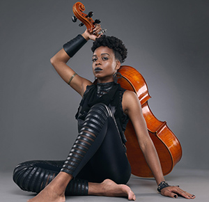 Ayanna Witter-Johnson with her cello